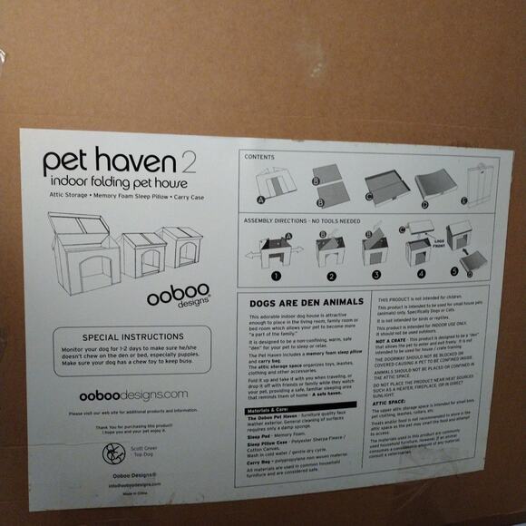 Ooboo Designs Pet Haven Indoor Pet House - Picture 7 of 8